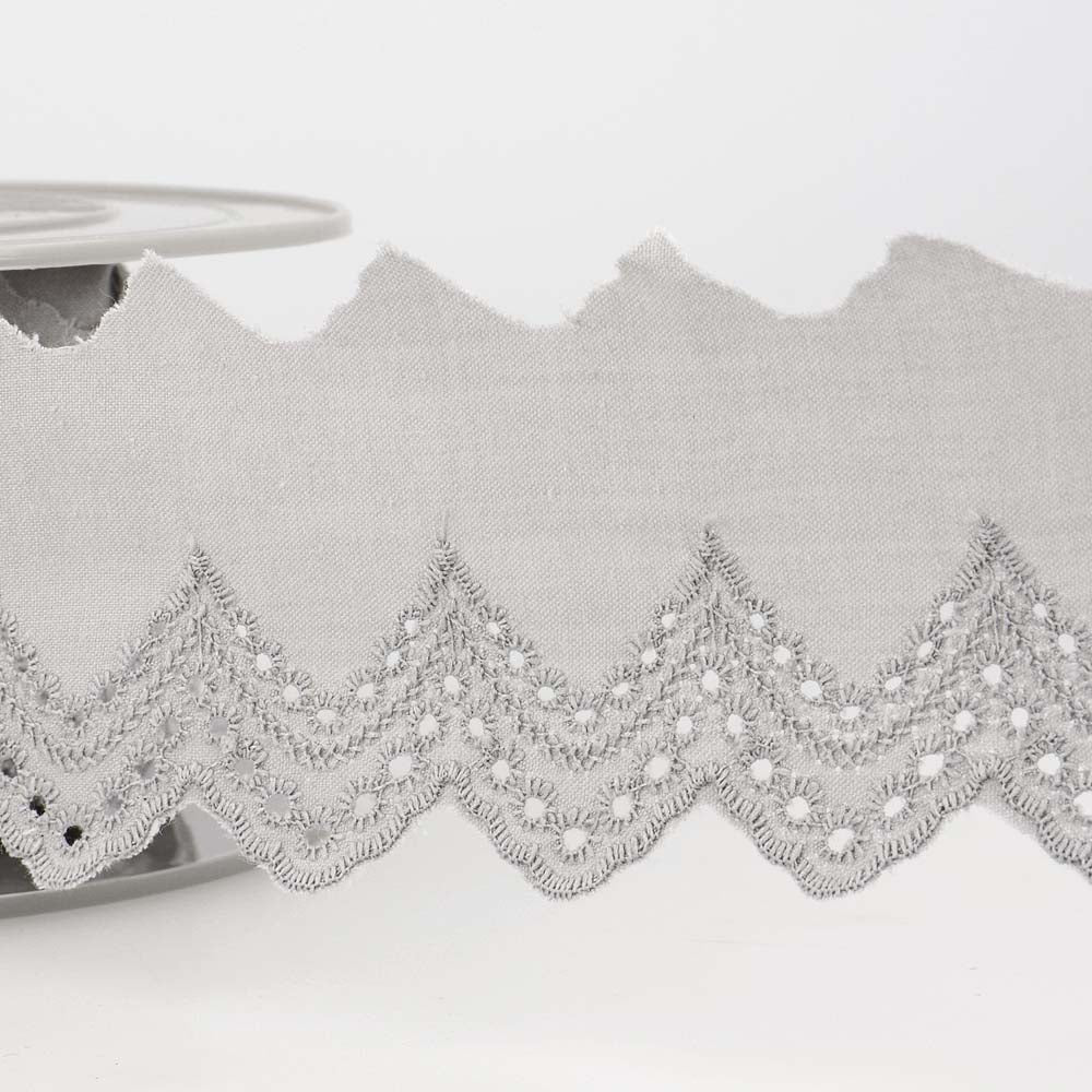 סרט תחרה גלים לגימור בגדים, קישוט ויצירה, 49 מ״מ