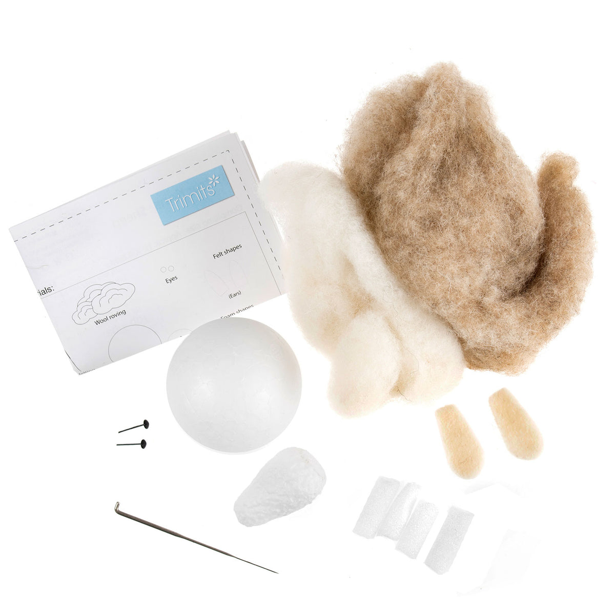 ערכת ליבוד לילדים ולמתחילים – כבשה צמרירית מתוקה