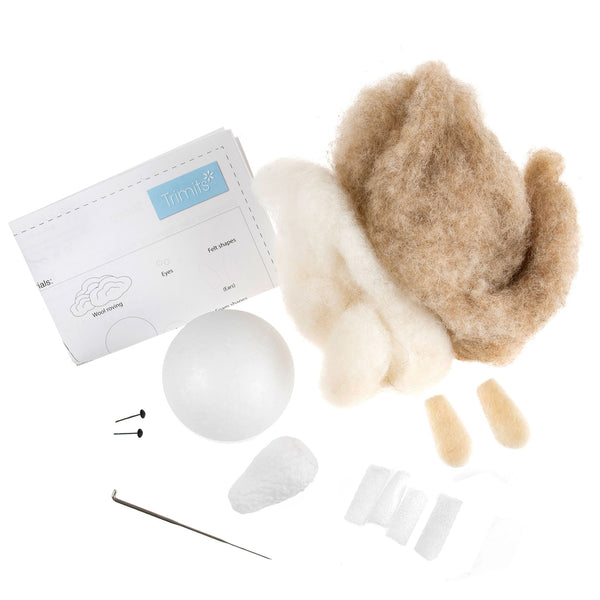 ערכת ליבוד לילדים ולמתחילים – כבשה צמרירית מתוקה