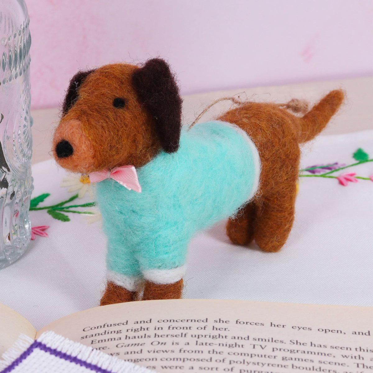 ערכת ליבוד לילדים ולמתחילים – כלב תחש חמוד (Dachshund)