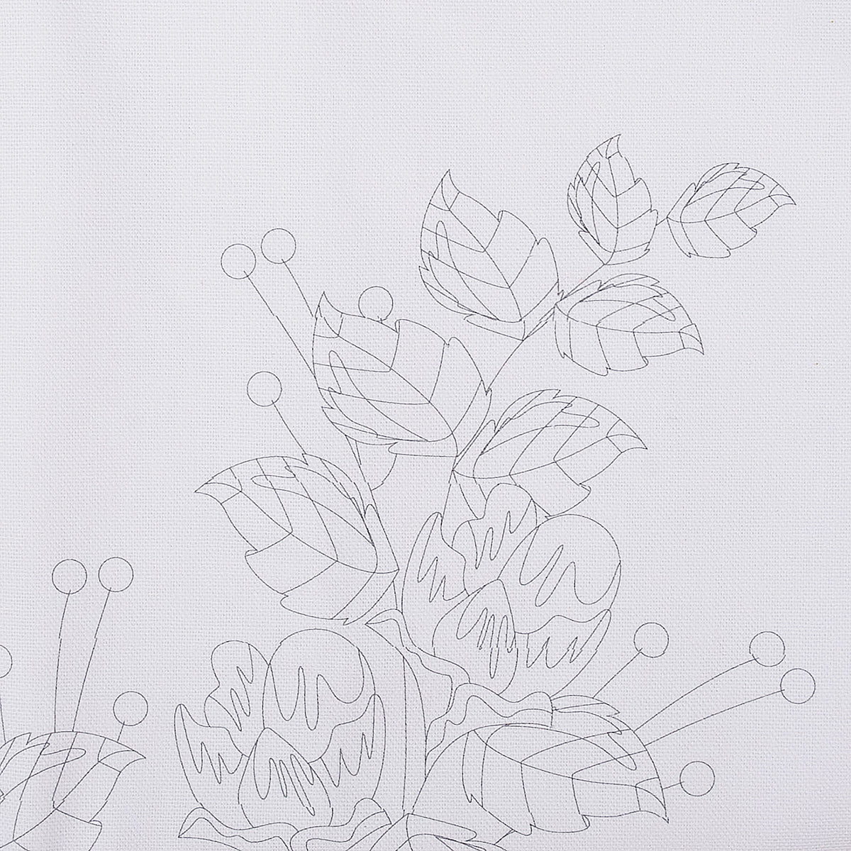 ערכת רקמה למפת שולחן – ורדים קלאסיים 80x80 cm