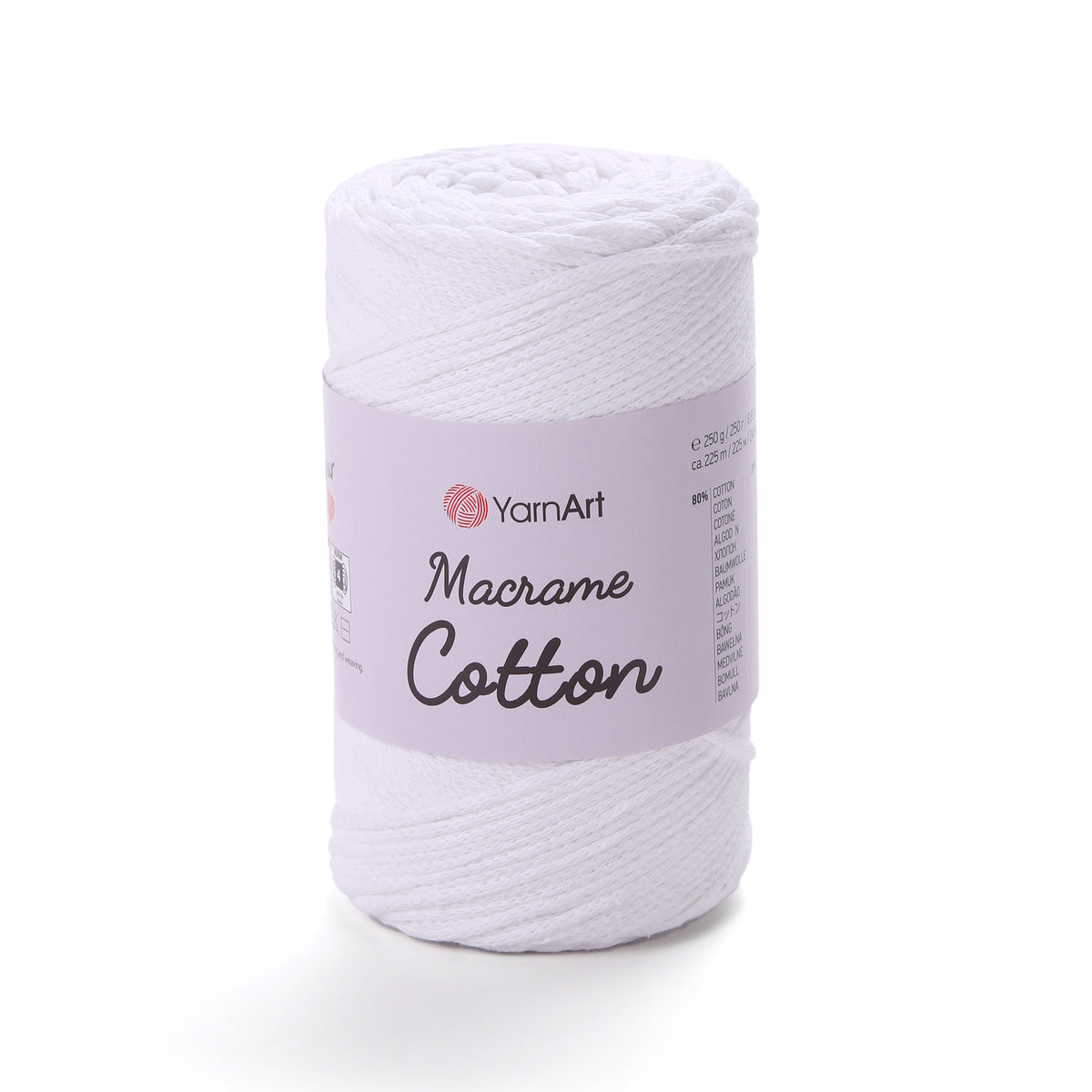 חוטי מקרמה לסריגה ולעבודת יד MACRAME COTTON
