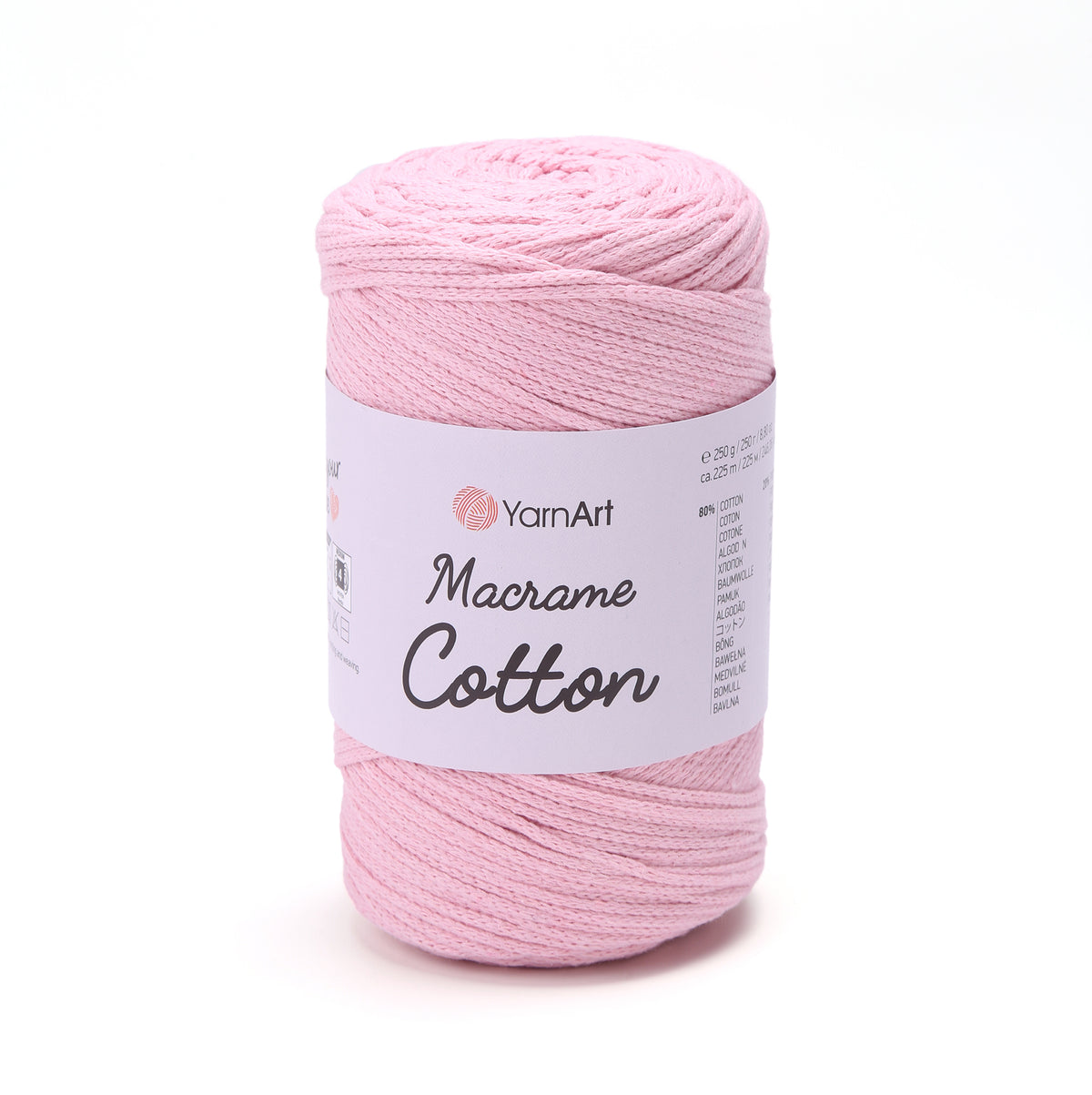 חוטי מקרמה לסריגה ולעבודת יד MACRAME COTTON