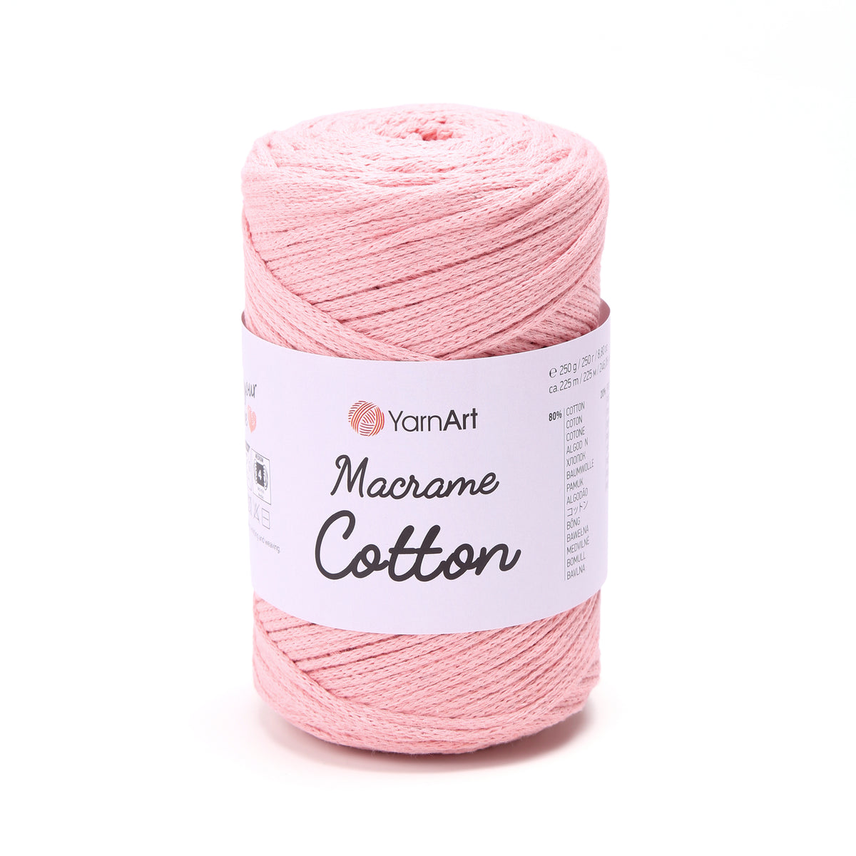 חוטי מקרמה לסריגה ולעבודת יד MACRAME COTTON