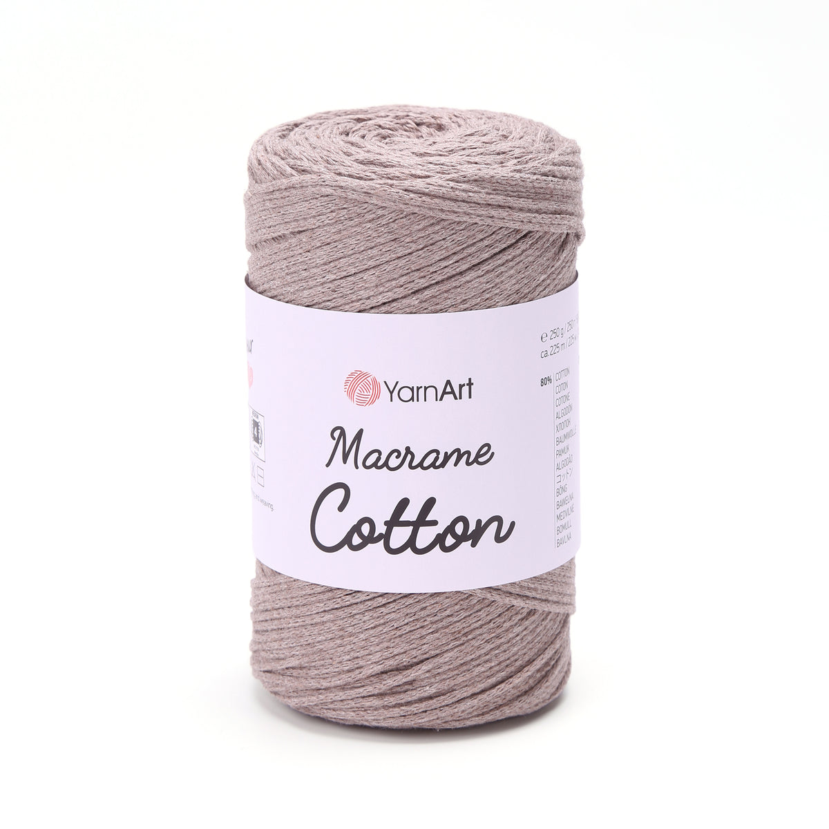 חוטי מקרמה לסריגה ולעבודת יד MACRAME COTTON