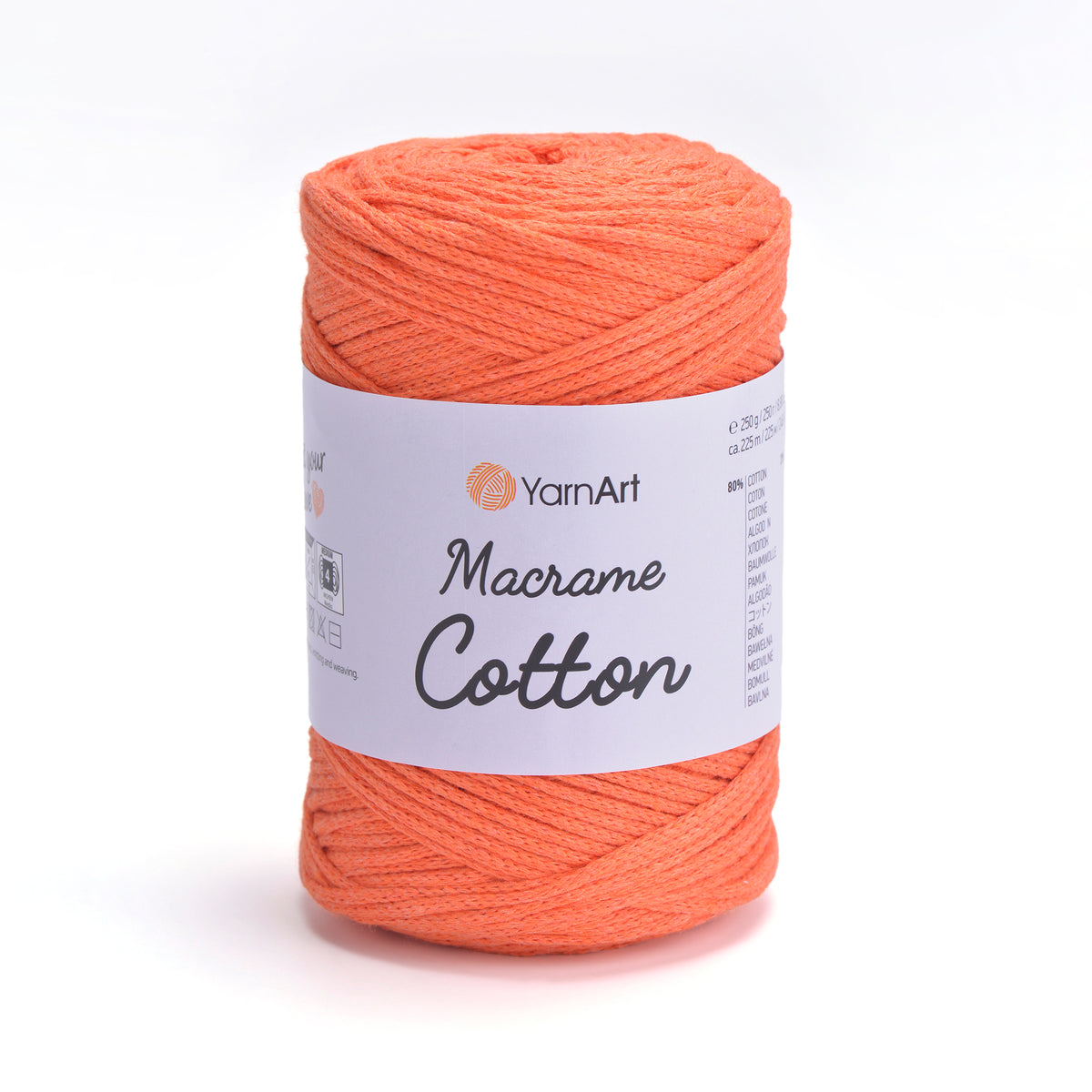 חוטי מקרמה לסריגה ולעבודת יד MACRAME COTTON