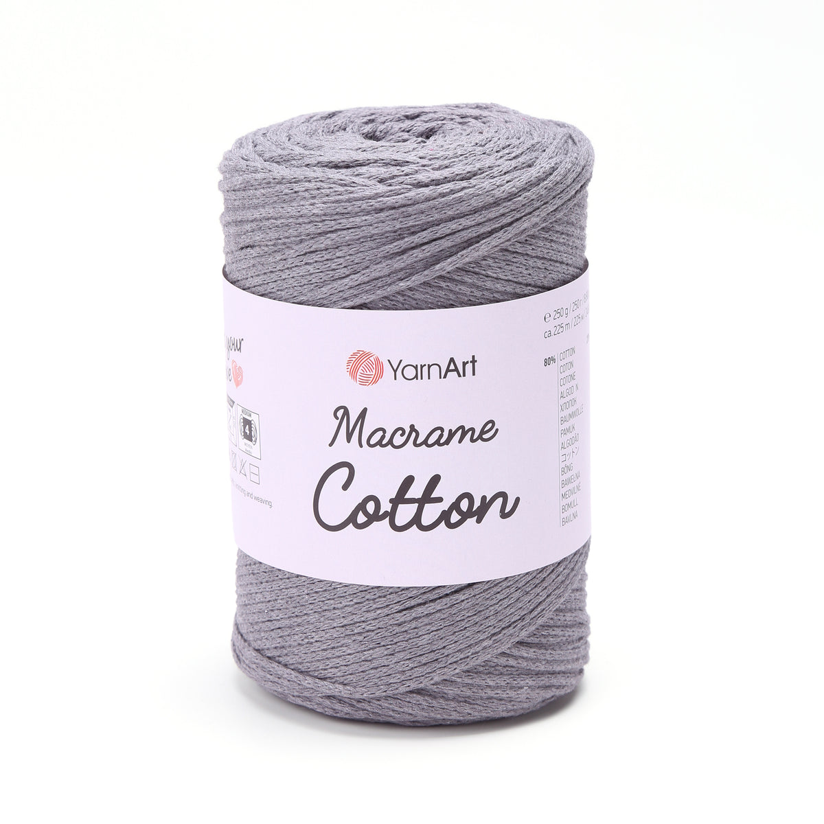 חוטי מקרמה לסריגה ולעבודת יד MACRAME COTTON