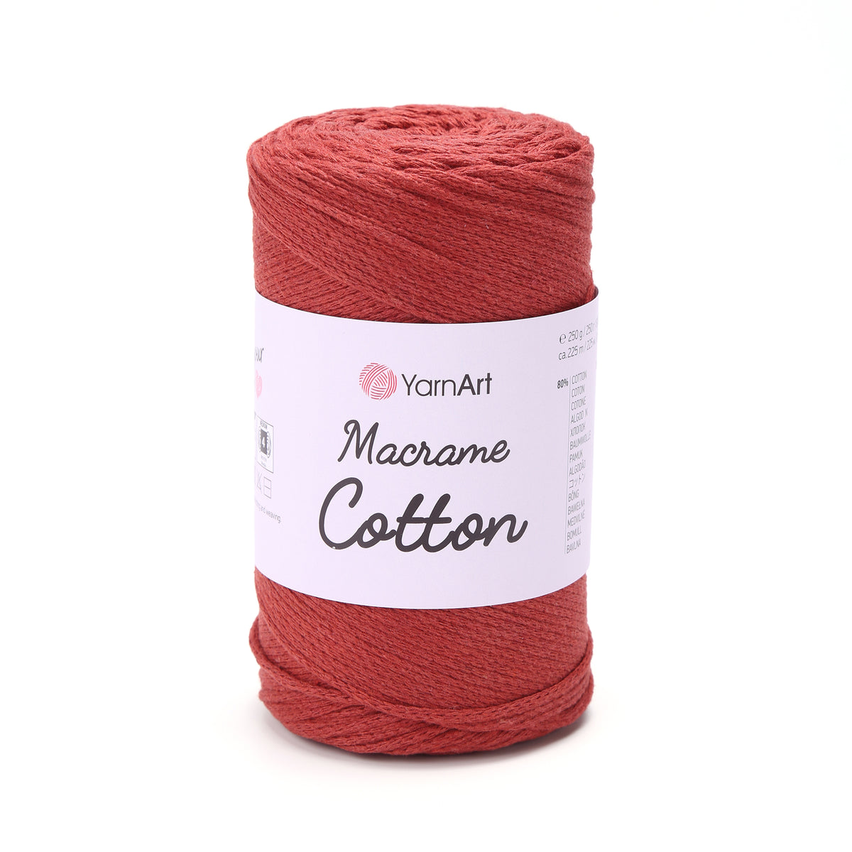 חוטי מקרמה לסריגה ולעבודת יד MACRAME COTTON