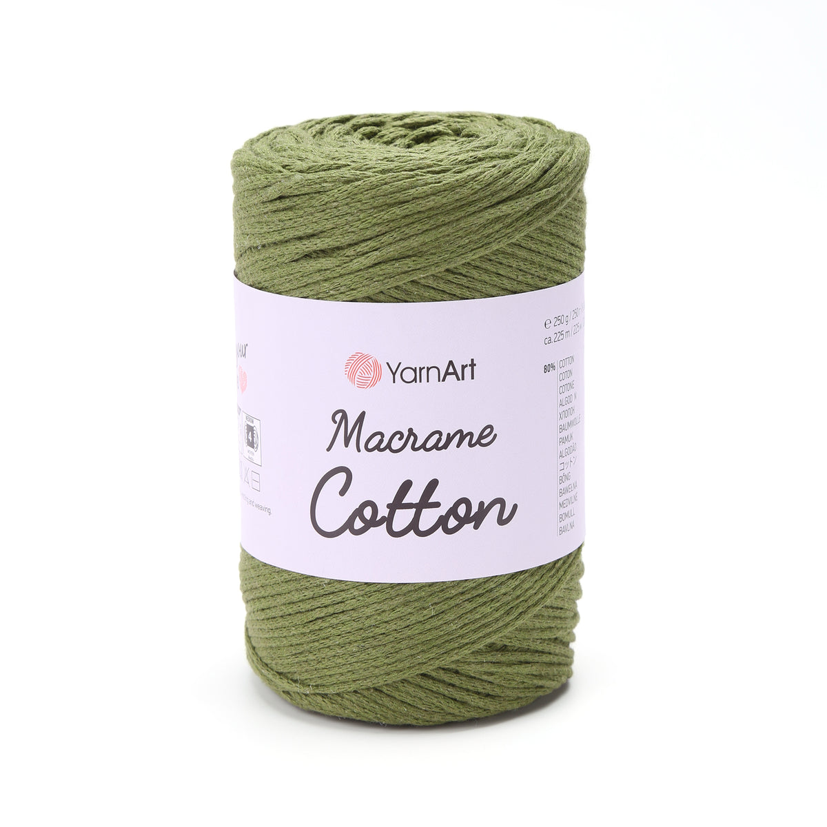חוטי מקרמה לסריגה ולעבודת יד MACRAME COTTON