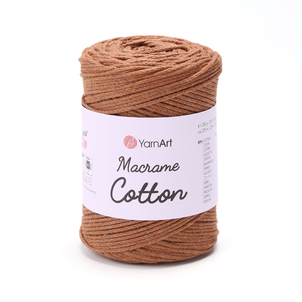 חוטי מקרמה לסריגה ולעבודת יד MACRAME COTTON
