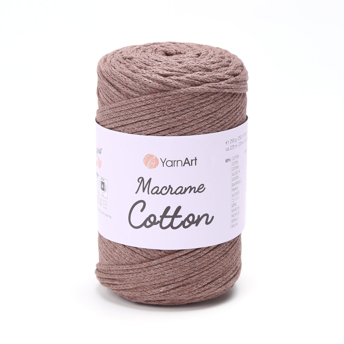 חוטי מקרמה לסריגה ולעבודת יד MACRAME COTTON