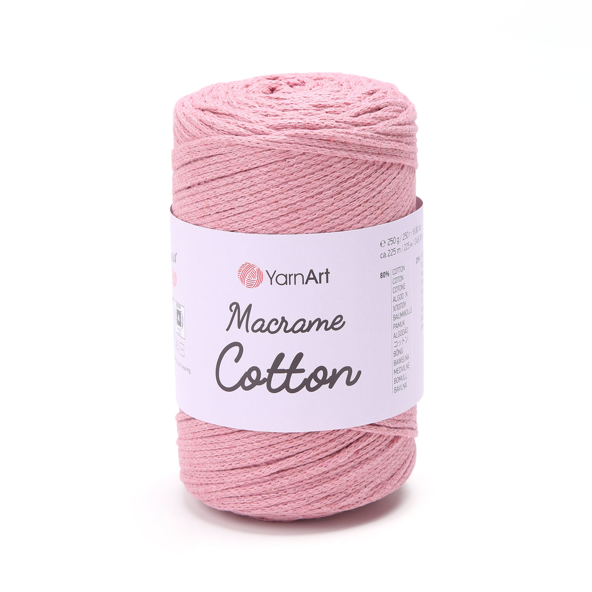 חוטי מקרמה לסריגה ולעבודת יד MACRAME COTTON