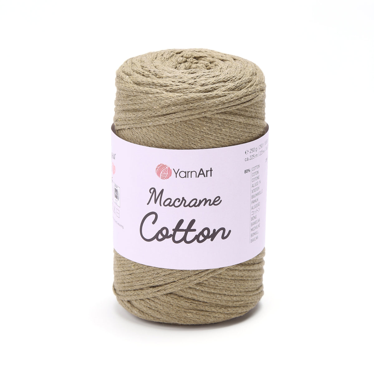 חוטי מקרמה לסריגה ולעבודת יד MACRAME COTTON