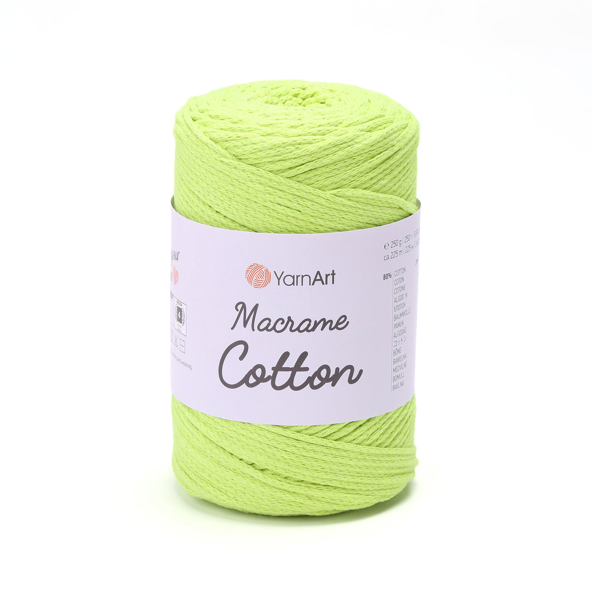 חוטי מקרמה לסריגה ולעבודת יד MACRAME COTTON