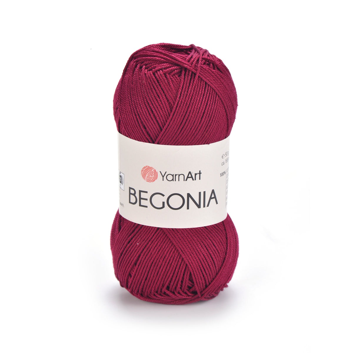 בגוניה כותנה איכותית לקרושה וסריגה BEGONIA 50g/169m