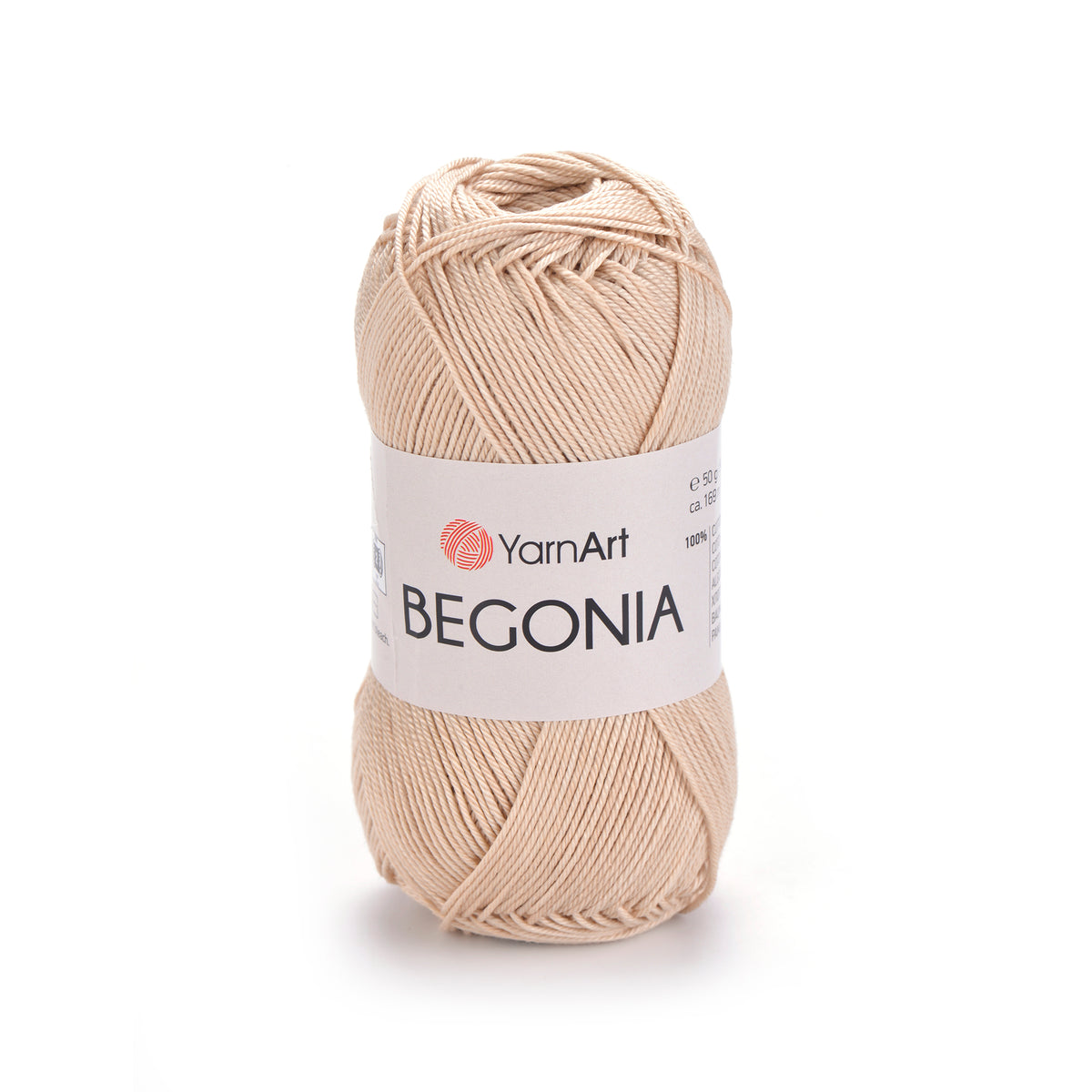 בגוניה כותנה איכותית לקרושה וסריגה BEGONIA 50g/169m