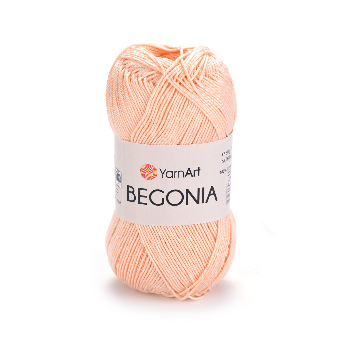 בגוניה כותנה איכותית לקרושה וסריגה BEGONIA 50g/169m