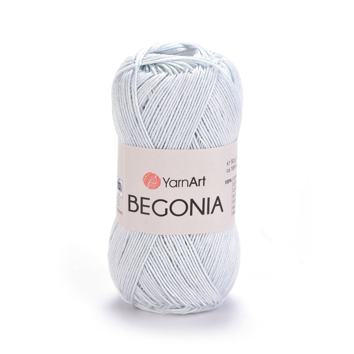 בגוניה כותנה איכותית לקרושה וסריגה BEGONIA 50g/169m