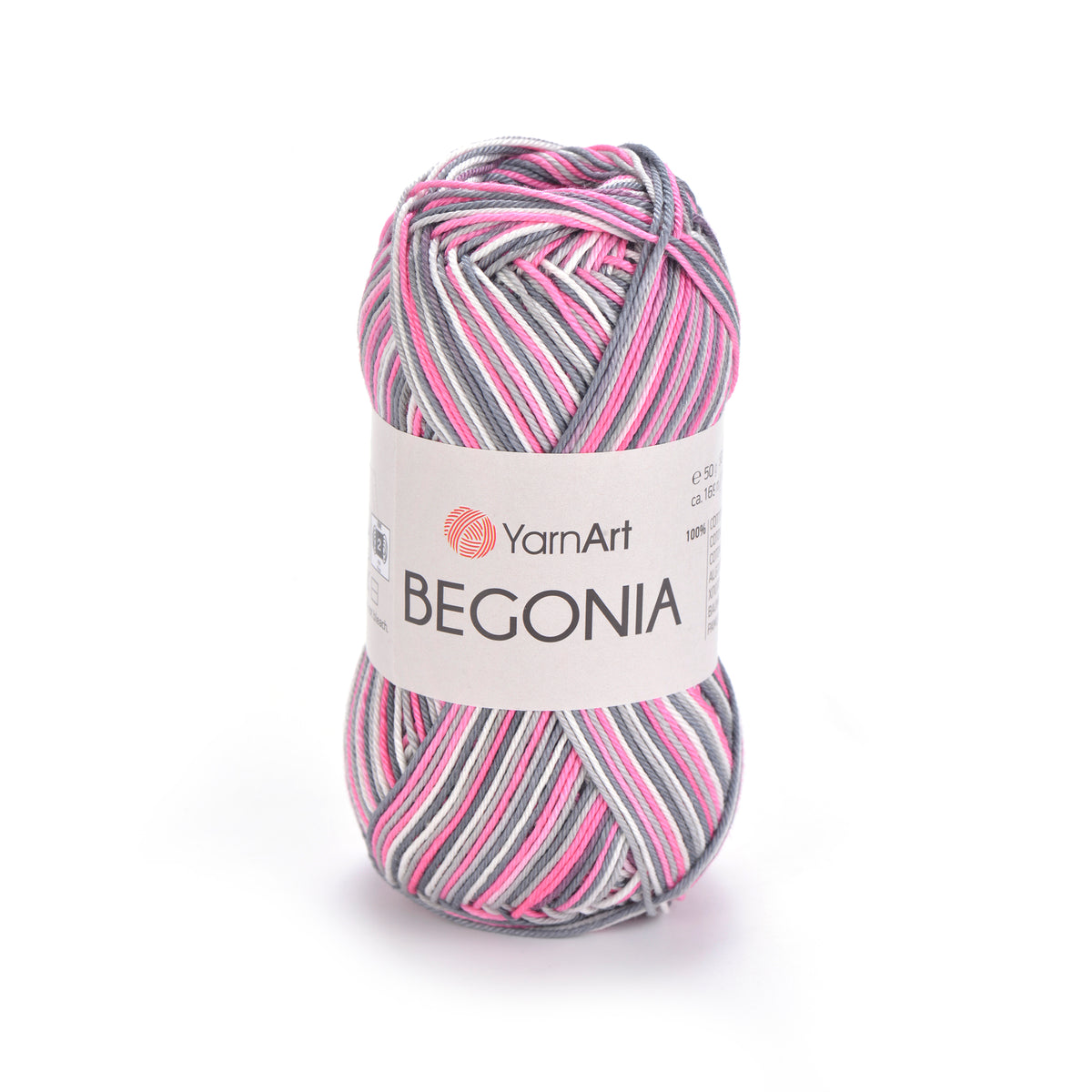 חוטי כותנה לסריגת יד BEGONIA MELANGE