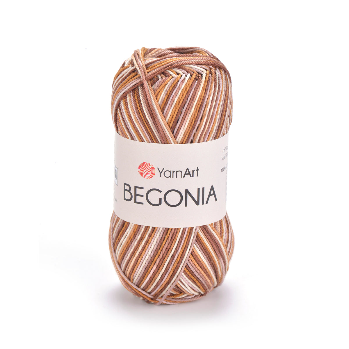 חוטי כותנה לסריגת יד BEGONIA MELANGE