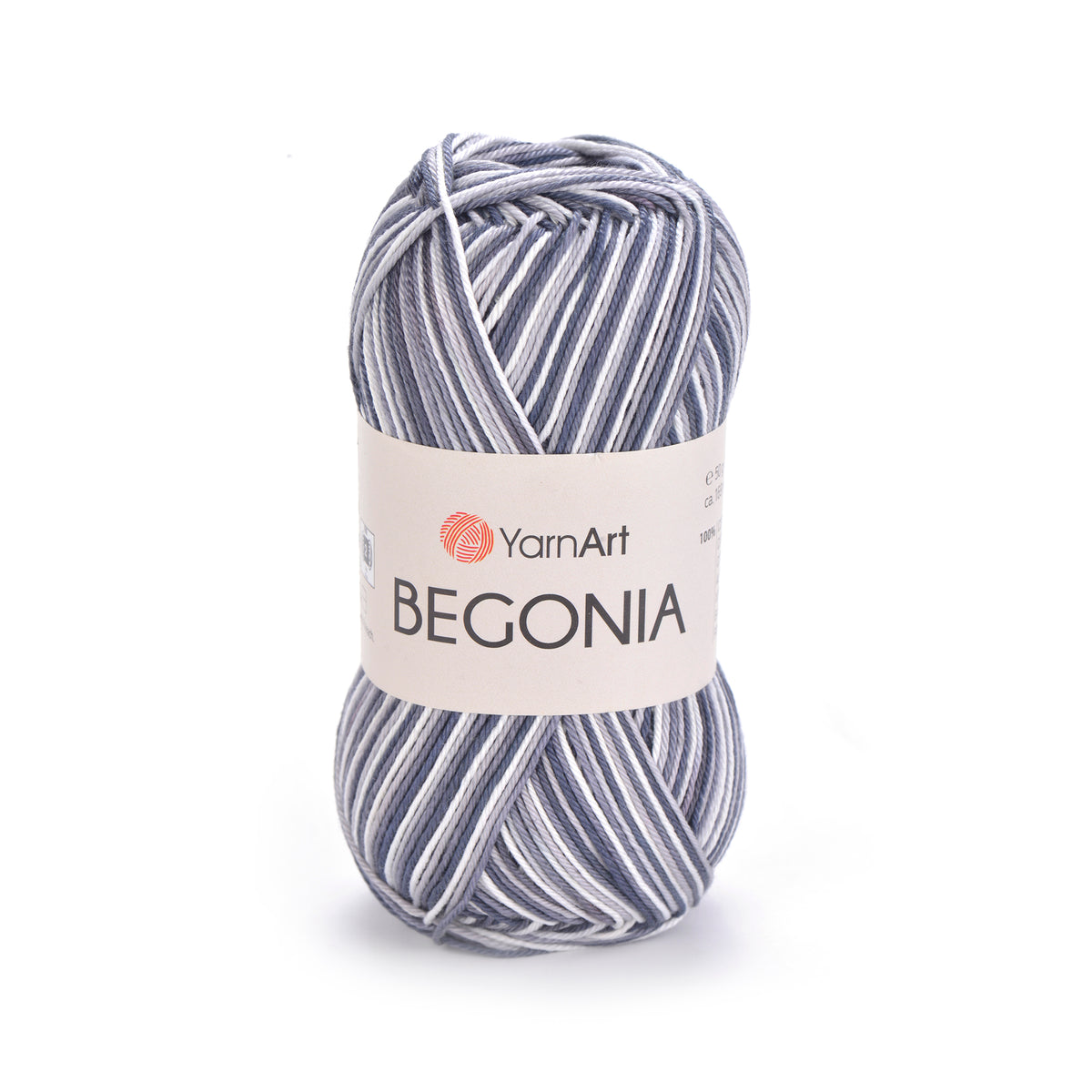 חוטי כותנה לסריגת יד BEGONIA MELANGE