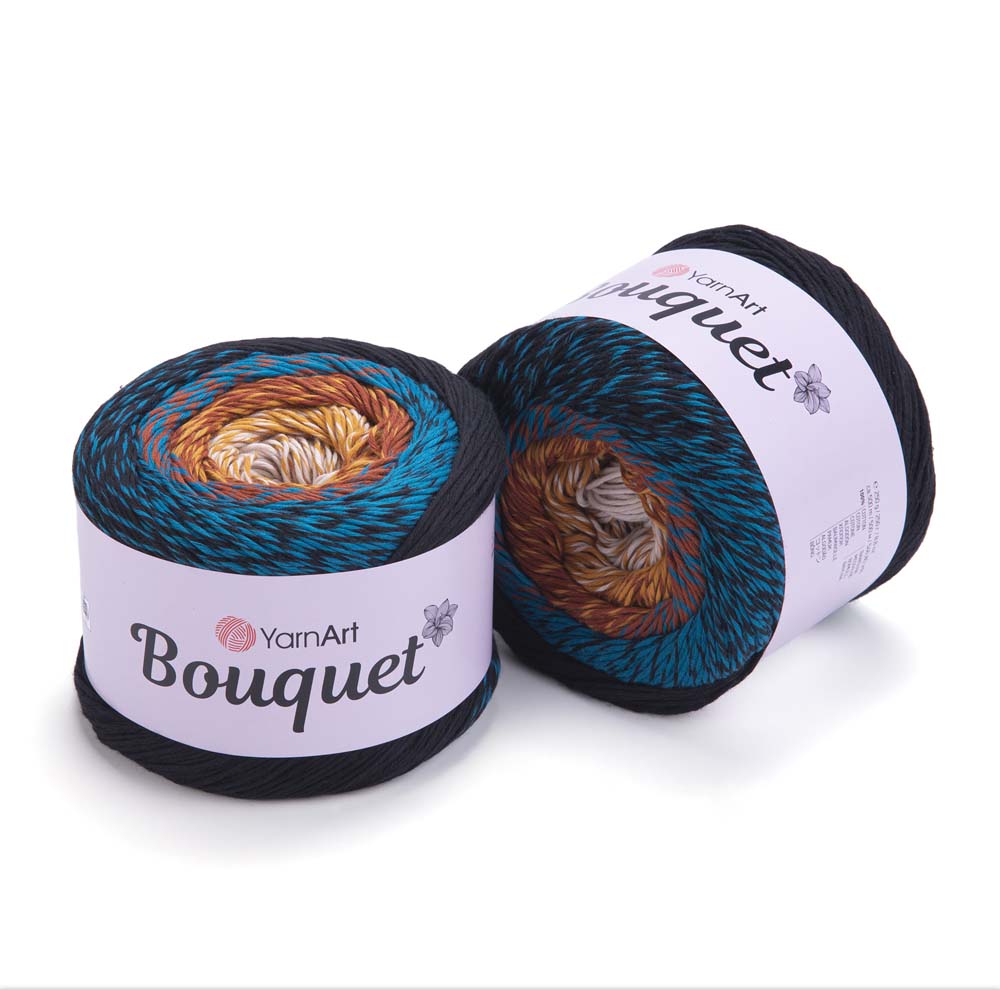 כותנה עבה מחליף צבעים BOUQUET 250g/500m