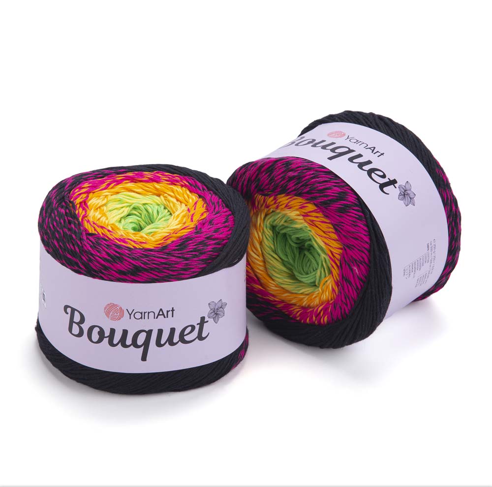כותנה עבה מחליף צבעים BOUQUET 250g/500m