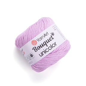 חוטי כותנה לסריגת יד BOUQUET UNICOLOR 100g/200m