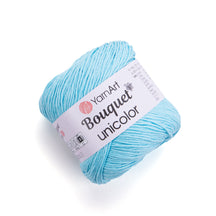 חוטי כותנה לסריגת יד BOUQUET UNICOLOR 100g/200m