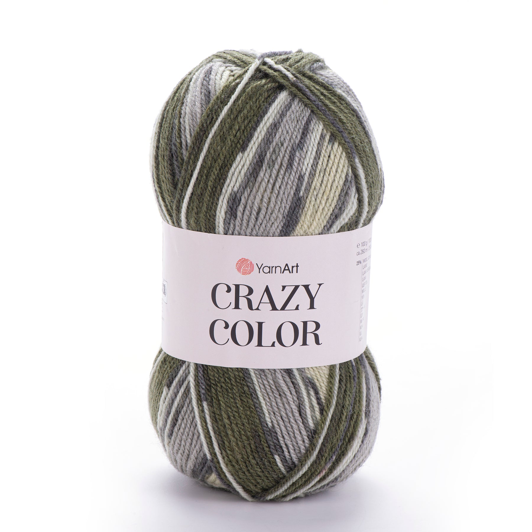 צמר חכם ג׳קארד בעובי בינוני CRAZY COLOR