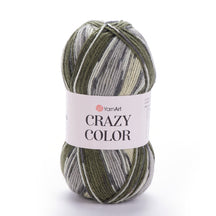צמר חכם ג׳קארד בעובי בינוני CRAZY COLOR