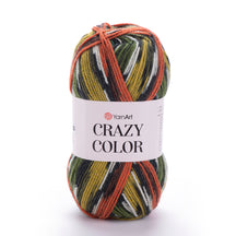 צמר חכם ג׳קארד בעובי בינוני CRAZY COLOR