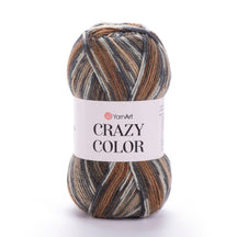 צמר חכם ג׳קארד בעובי בינוני CRAZY COLOR