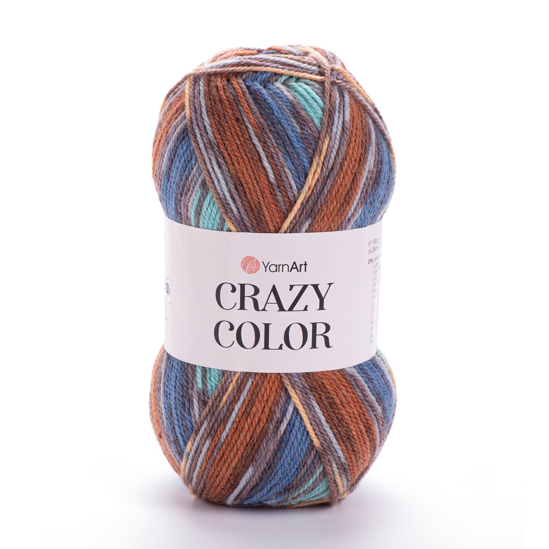 צמר חכם ג׳קארד בעובי בינוני CRAZY COLOR