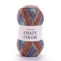 צמר חכם ג׳קארד בעובי בינוני CRAZY COLOR