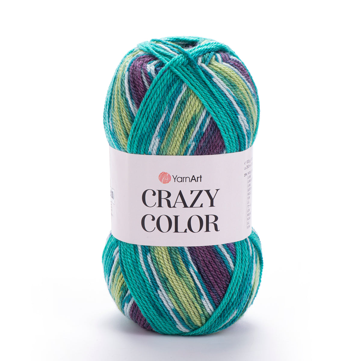 צמר חכם ג׳קארד בעובי בינוני CRAZY COLOR