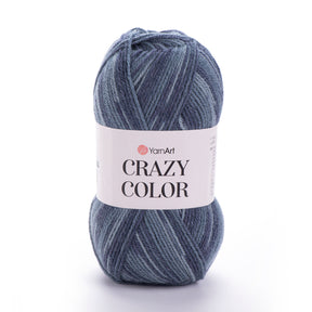 צמר חכם ג׳קארד בעובי בינוני CRAZY COLOR