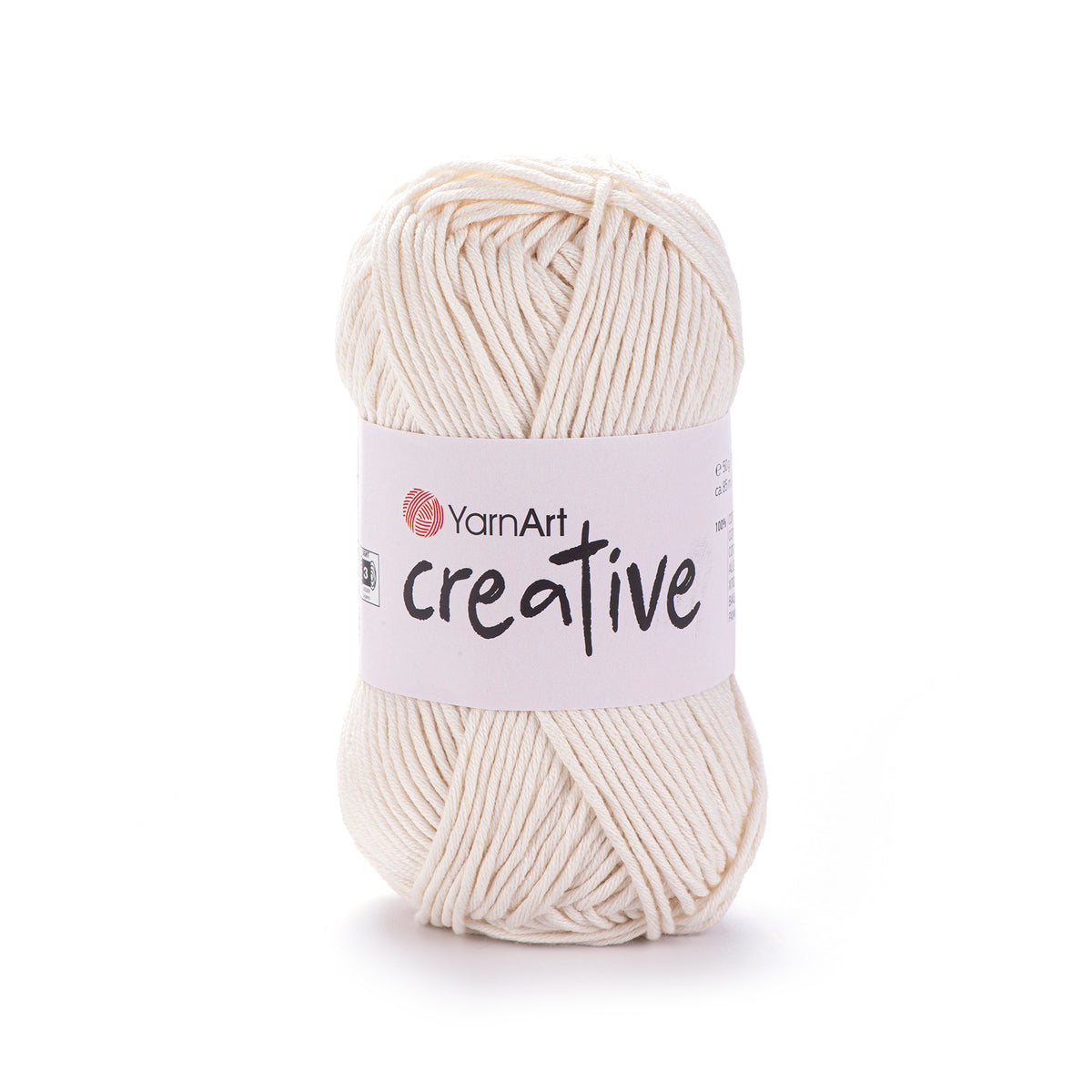 חוט כותנה עבה לסריגת תיקים, ואביזרים Creative 50g/85m