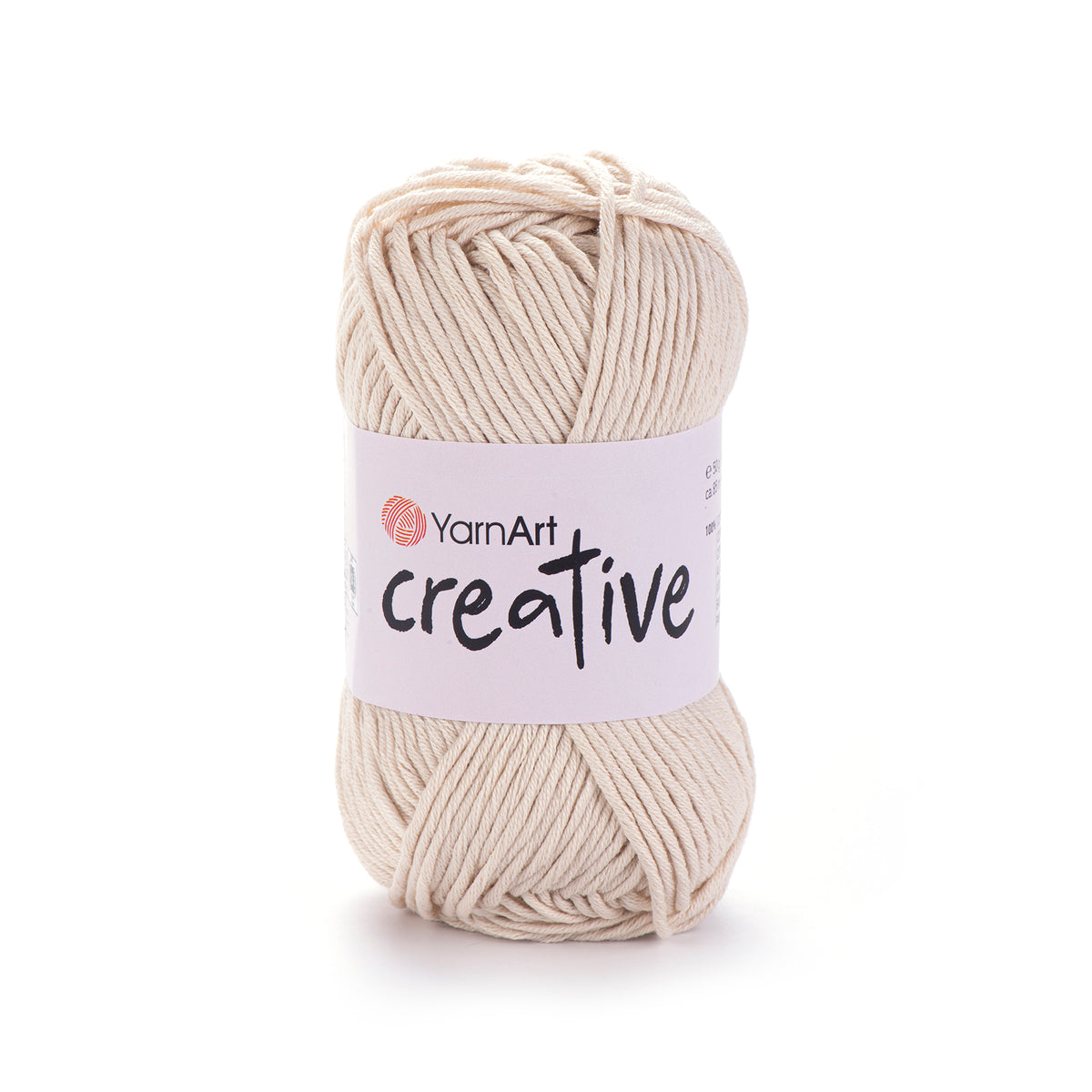 חוט כותנה עבה לסריגת תיקים, ואביזרים Creative 50g/85m