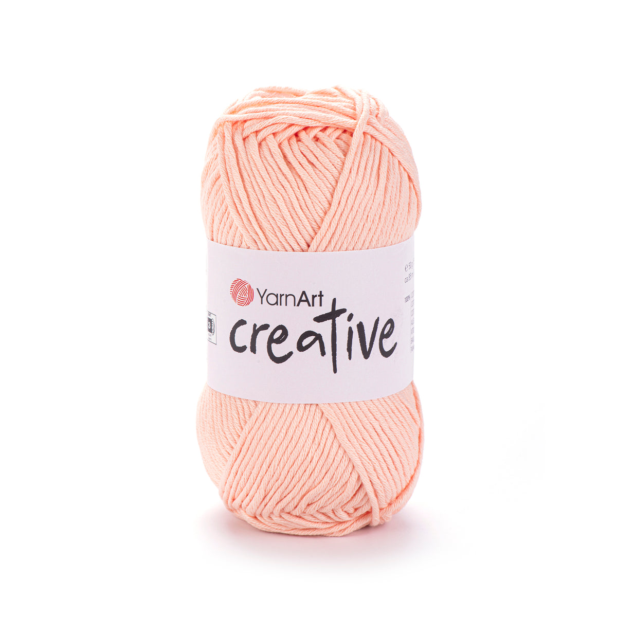 חוט כותנה עבה לסריגת תיקים, ואביזרים Creative 50g/85m