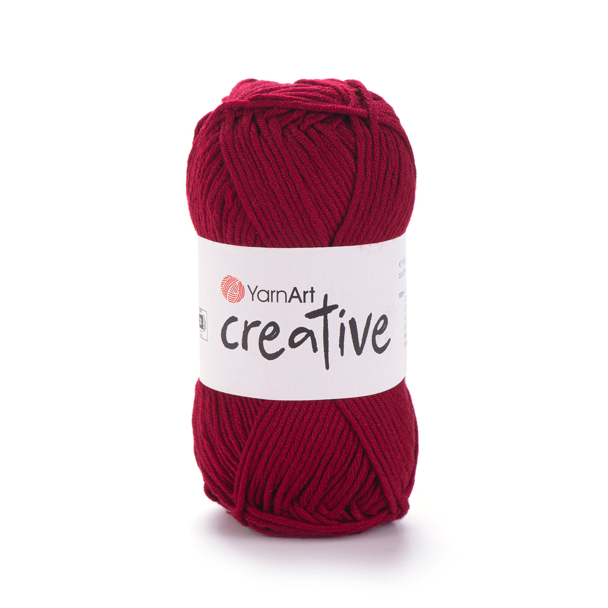 חוט כותנה עבה לסריגת תיקים, ואביזרים Creative 50g/85m