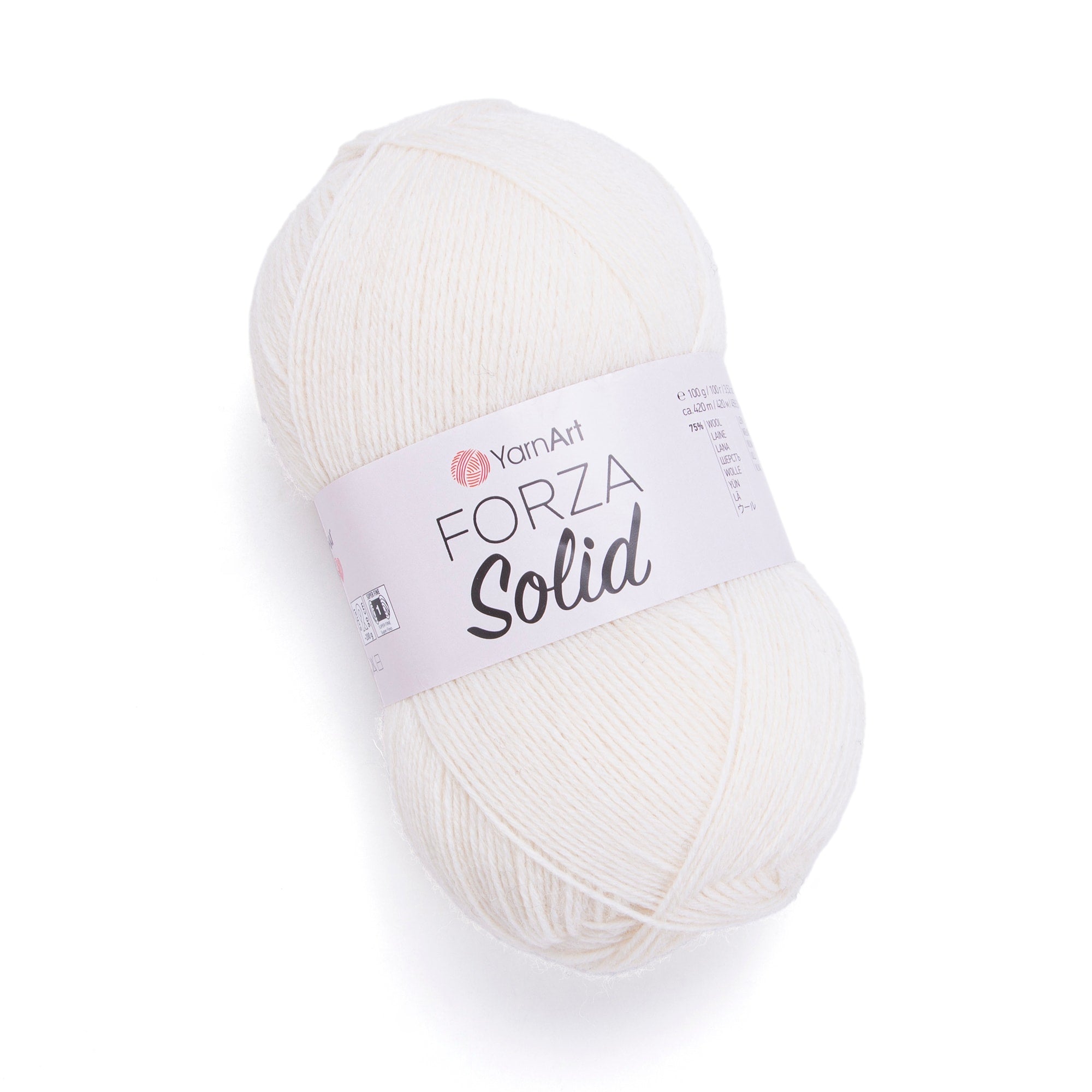 צמר דק לסריגת גרביים FORZA SOLID