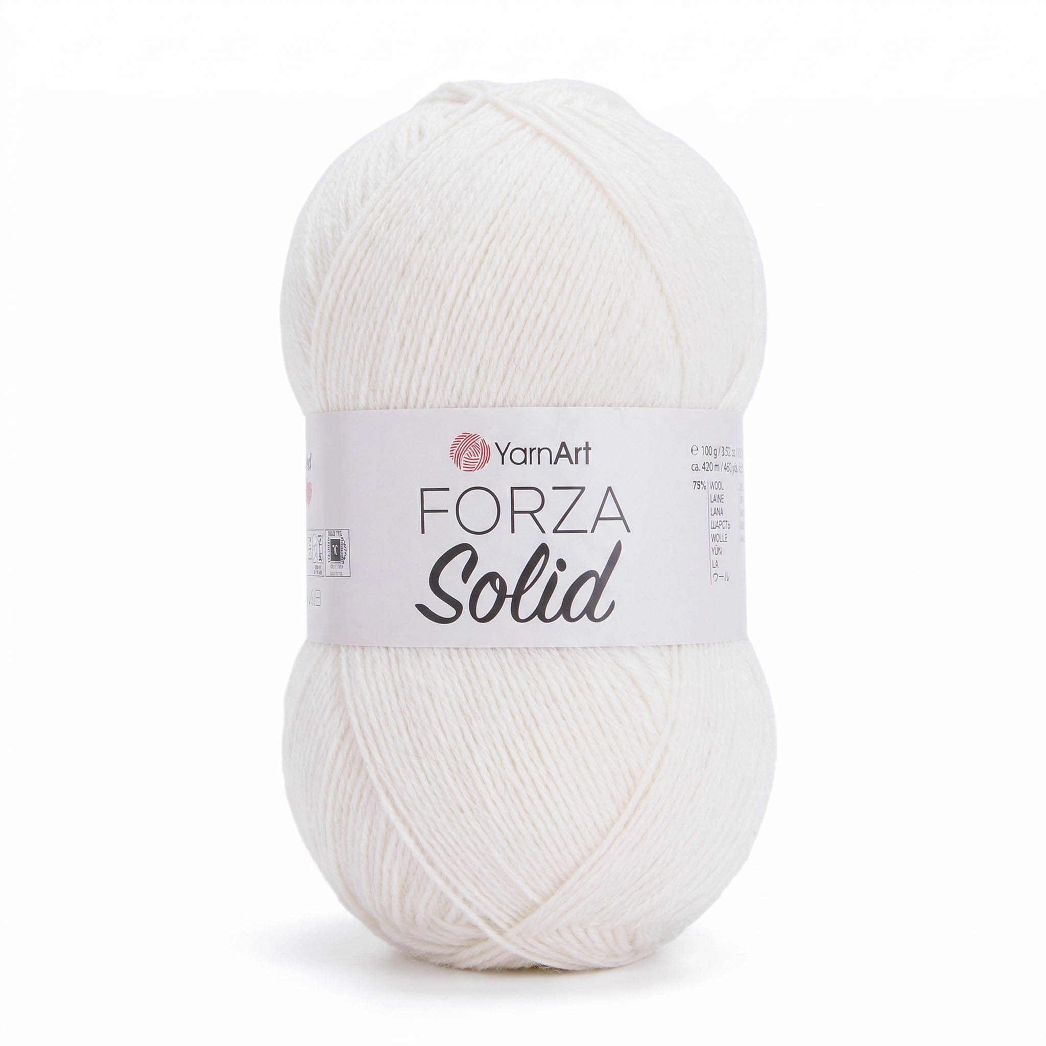צמר דק לסריגת גרביים FORZA SOLID