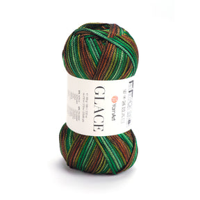 Glace חוט סריגה מבריק רך ועמיד לבגדים ואביזרים 100g/210m