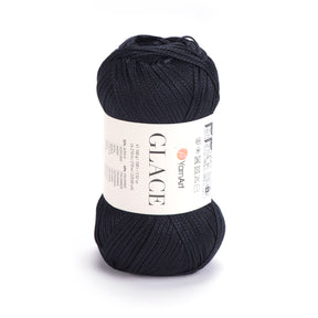 Glace חוט סריגה מבריק רך ועמיד לבגדים ואביזרים 100g/210m
