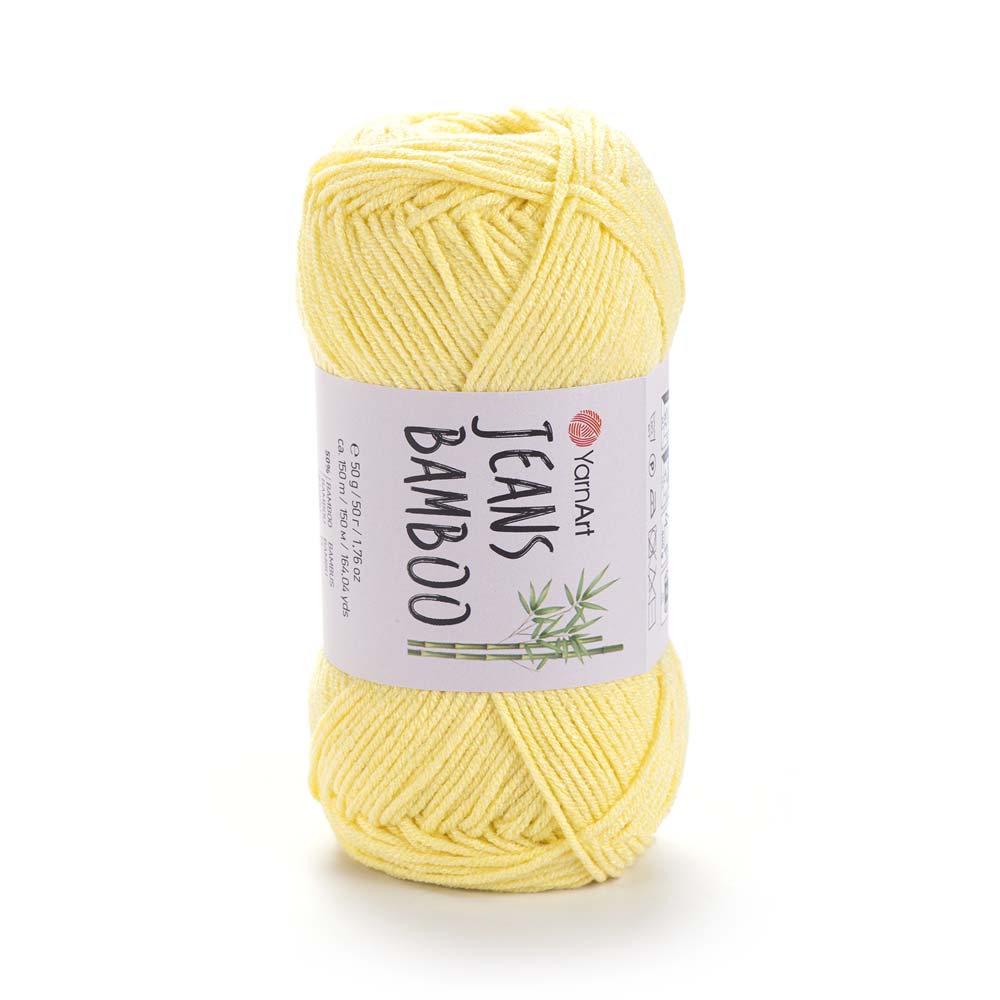 חוטי במבוק לסריגת יד JEANS BAMBOO 50g/150m
