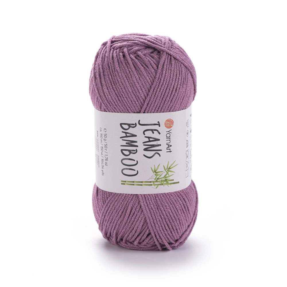 חוטי במבוק לסריגת יד JEANS BAMBOO 50g/150m