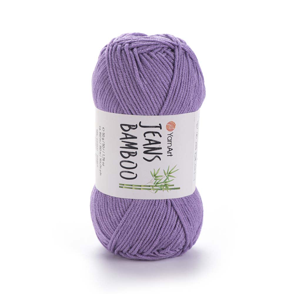 חוטי במבוק לסריגת יד JEANS BAMBOO 50g/150m