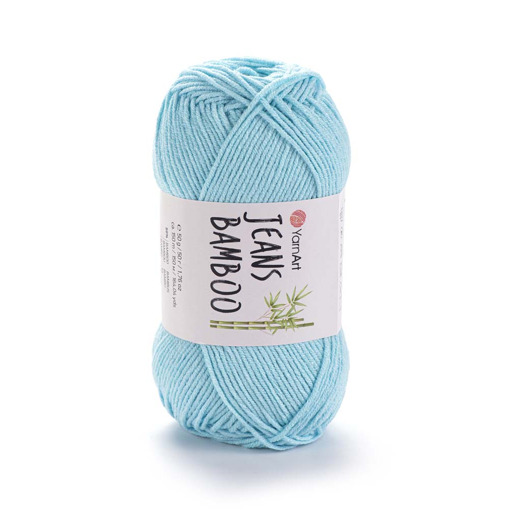 חוטי במבוק לסריגת יד JEANS BAMBOO 50g/150m