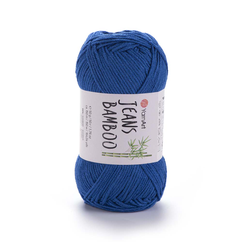 חוטי במבוק לסריגת יד JEANS BAMBOO 50g/150m